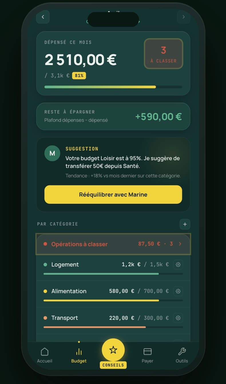 Écran budget OXYPAY
